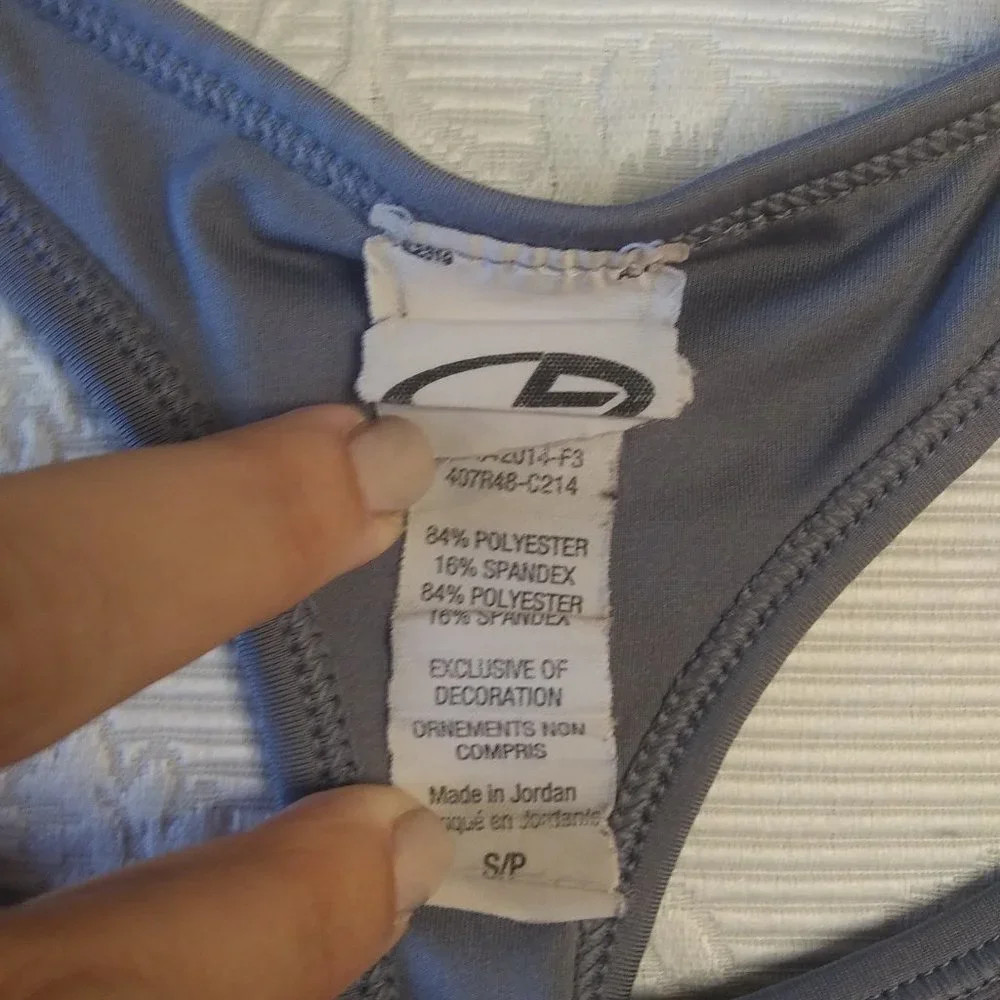 C9 by Champion | Black & Gray Print Sports Bra | S